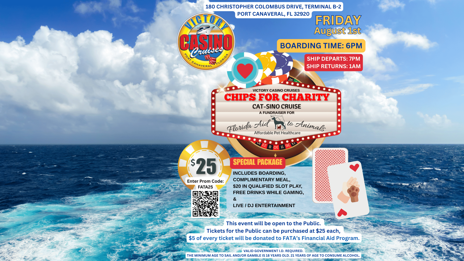 Chips for Charity: CatSino Cruise in support of pets in need