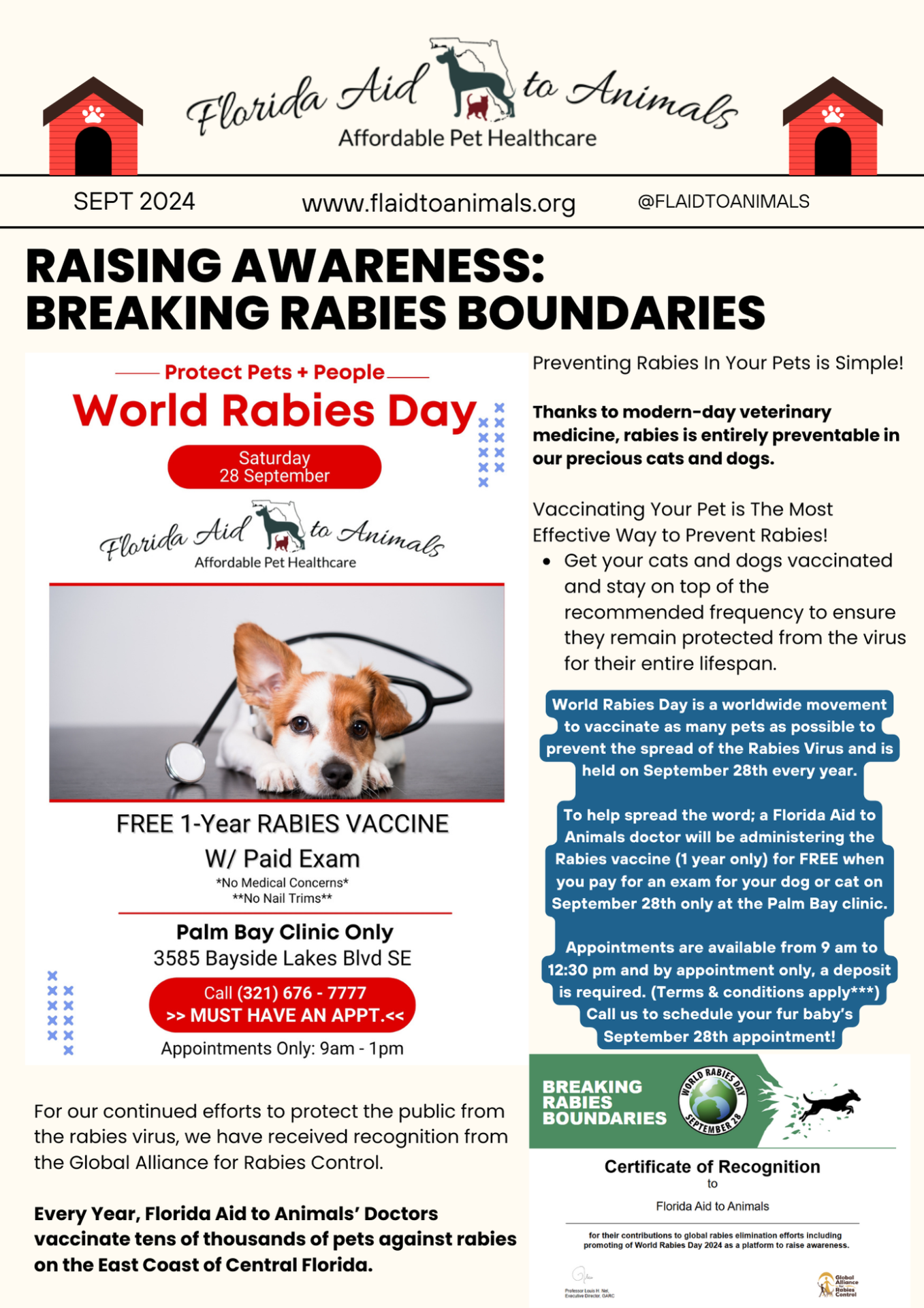 FATA September Newsletter