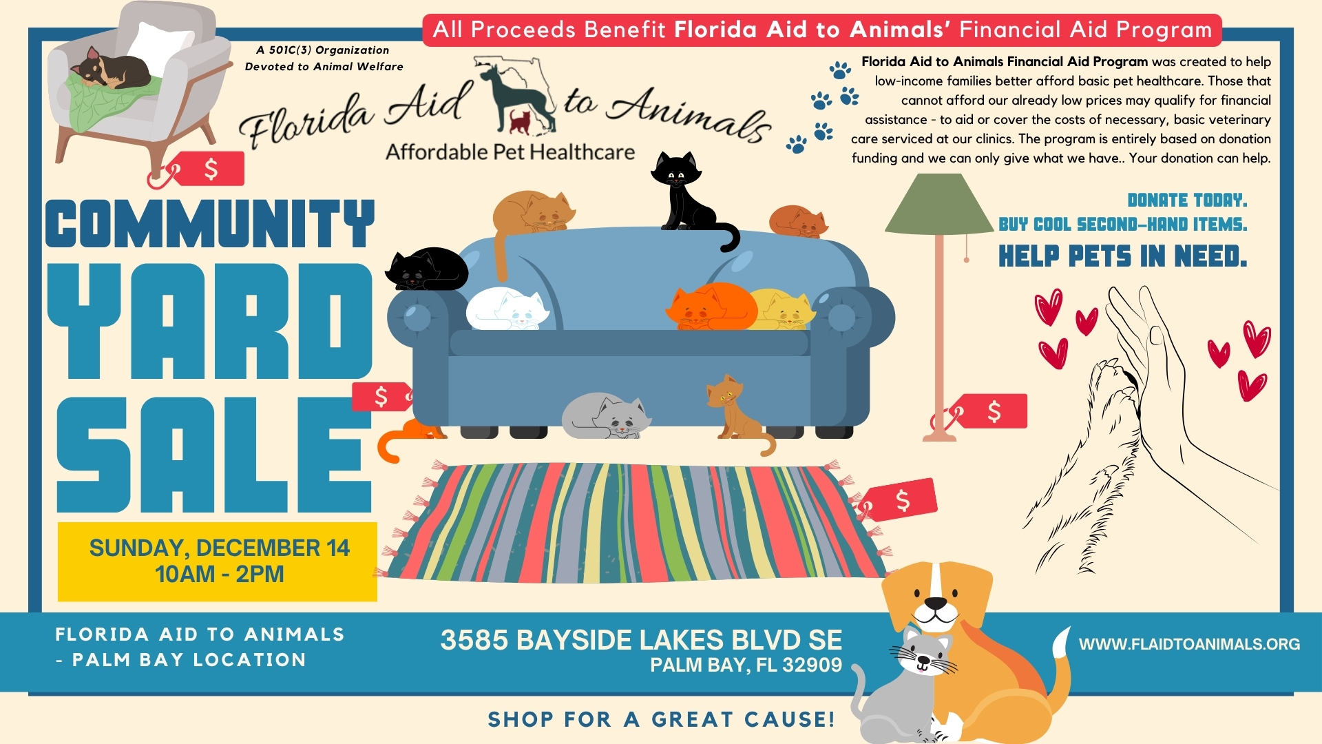 Florida Aid to Animals Community Yard Sale Florida Aid to Animals Community Yard Sale