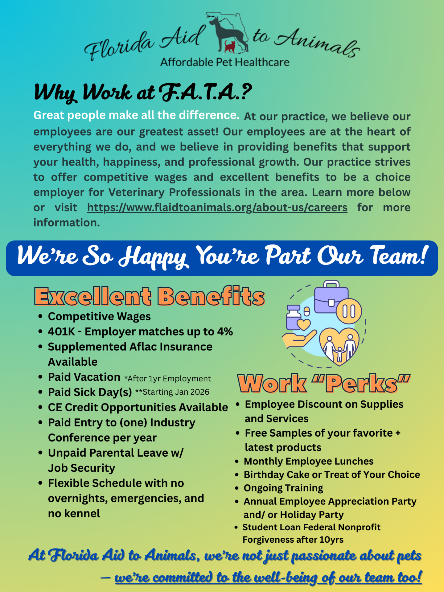 Florida Aid to Animals Employee Benefits