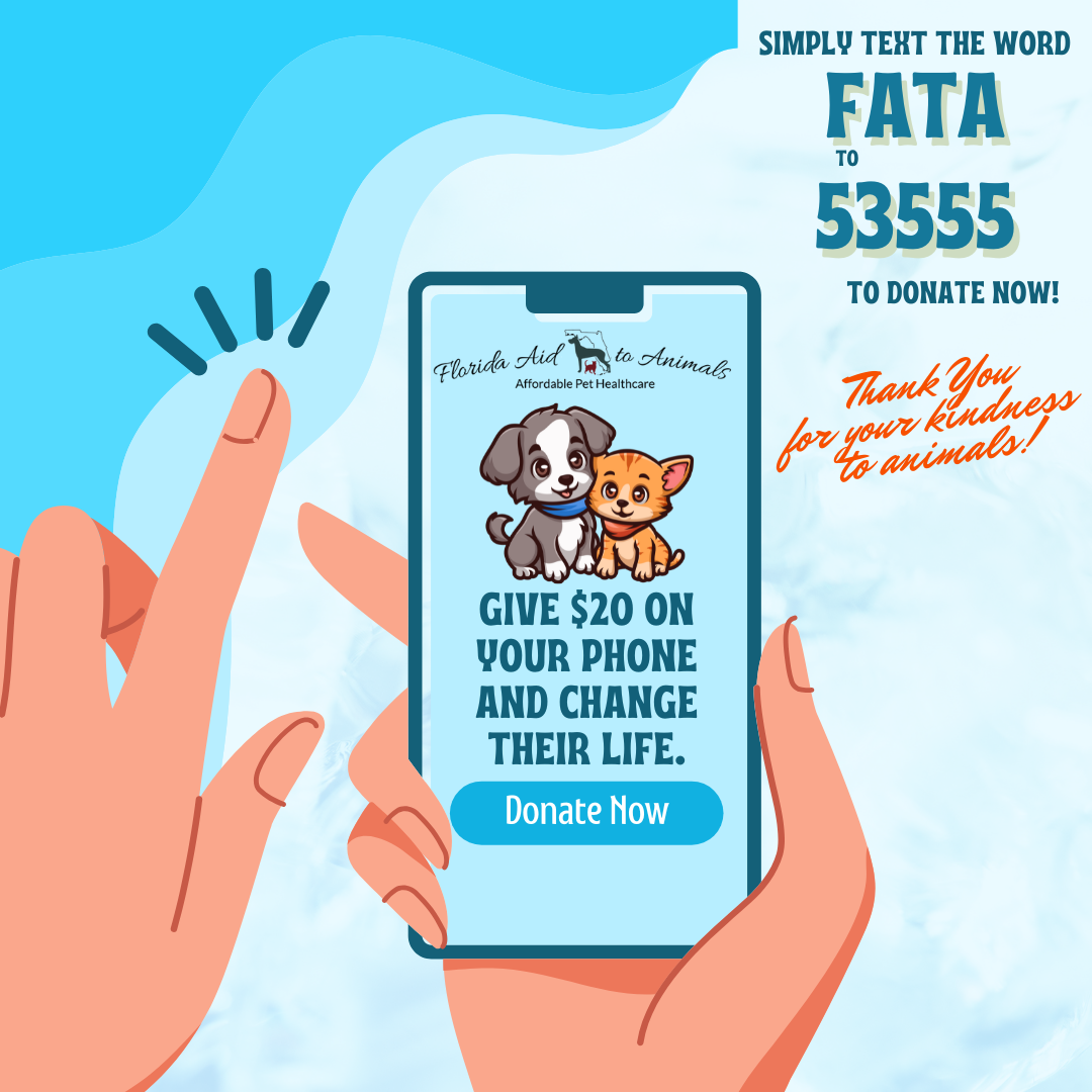 Text FATA to 53-555 to Donate Now and Help Animals